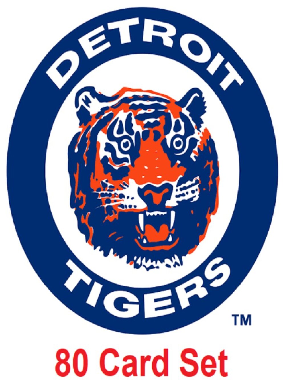 Detroit Tigers Baseball Card Collection